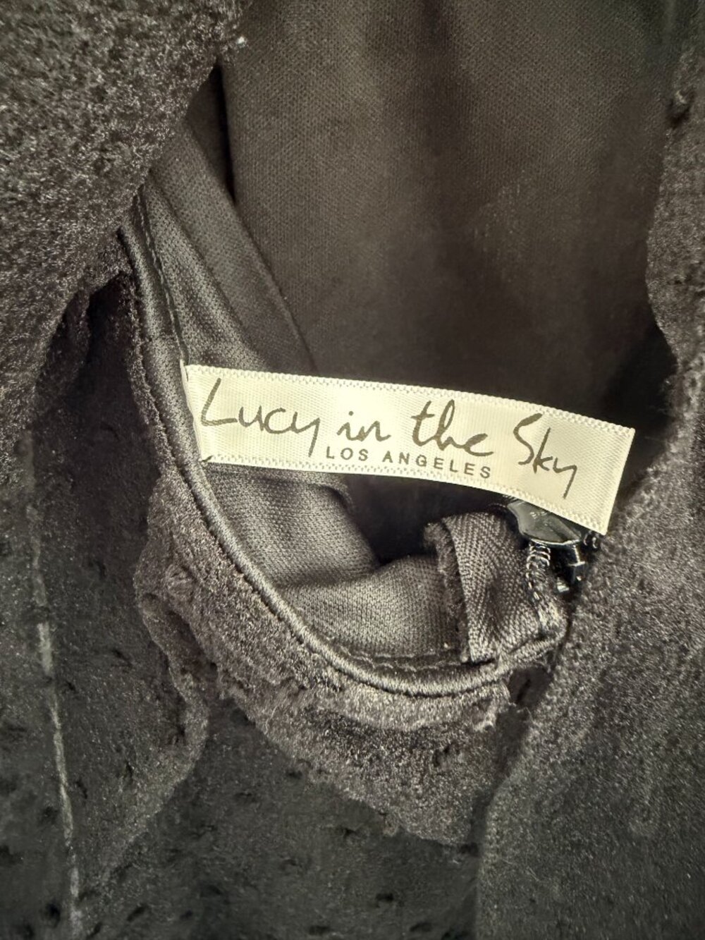 Lucy in the Sky - black mini dress - size: XS - Picture 4 of 8